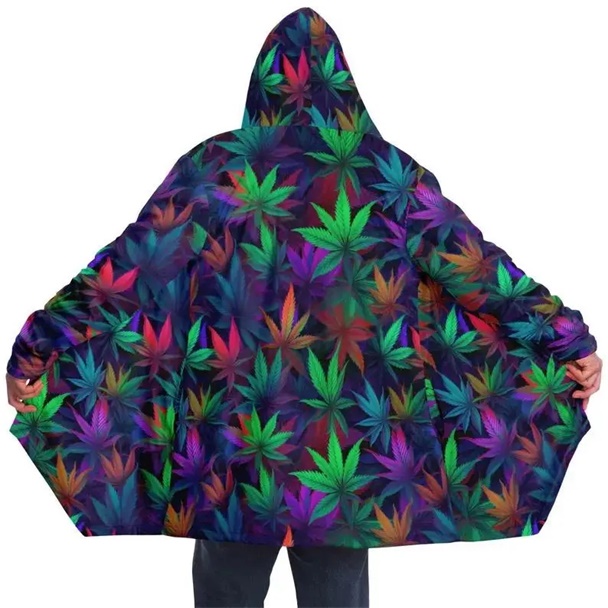 定制斗篷之植物印花設(shè)計(jì)